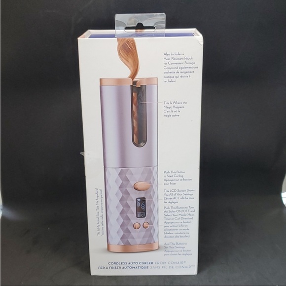 Automatic Hair Curler - Conair Unbound Auto Hair Curler cordless - Picture 3 of 7